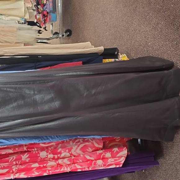 Metallic Slate Prom Dress - Picture 2 of 5